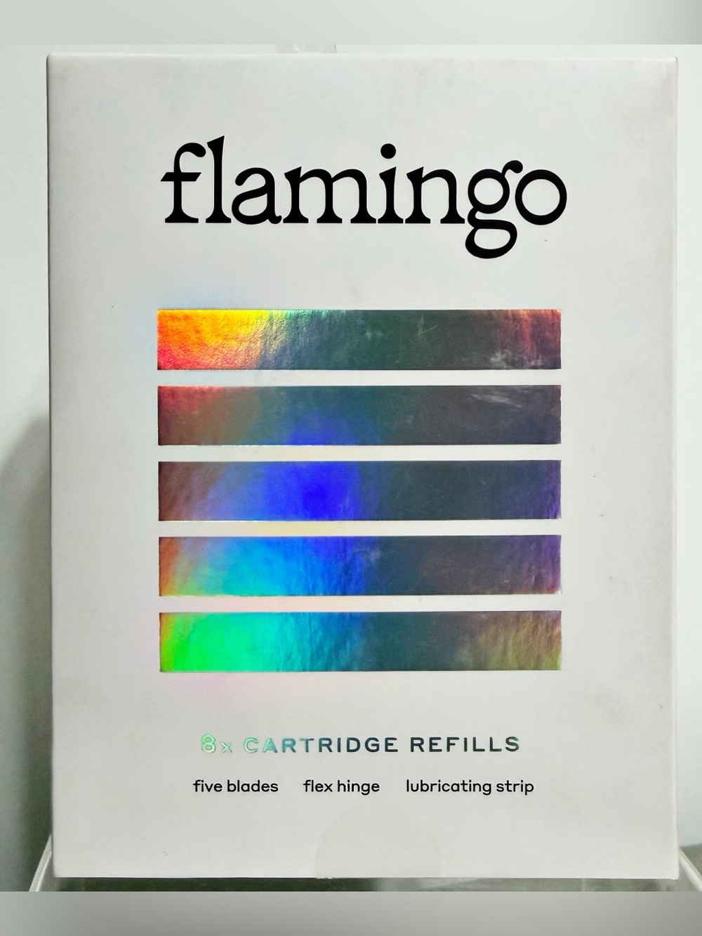 Flamingo by Harry's Five Blade Razor Refill Cartridges 8 Pack, New in Box